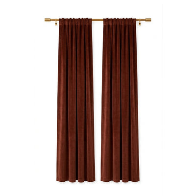 Brick Luxury Plush Drape - Secondary image