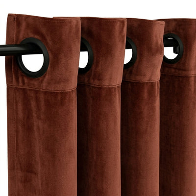 Brick Luxury Plush Drape - Secondary image