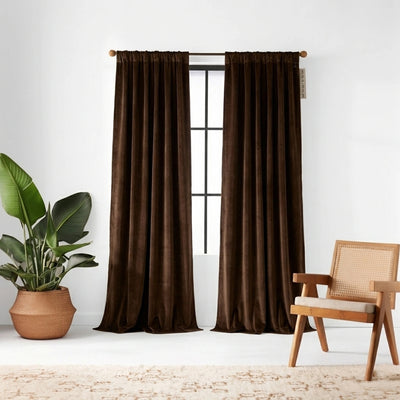 Bronze Luxury Plush Drape - Primary image