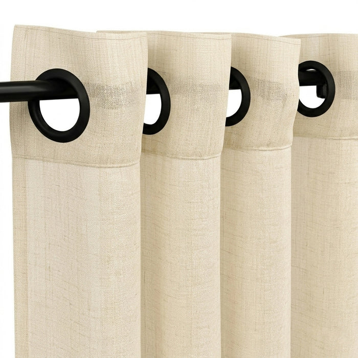 Custom Buff Absolute Sheer Curtain