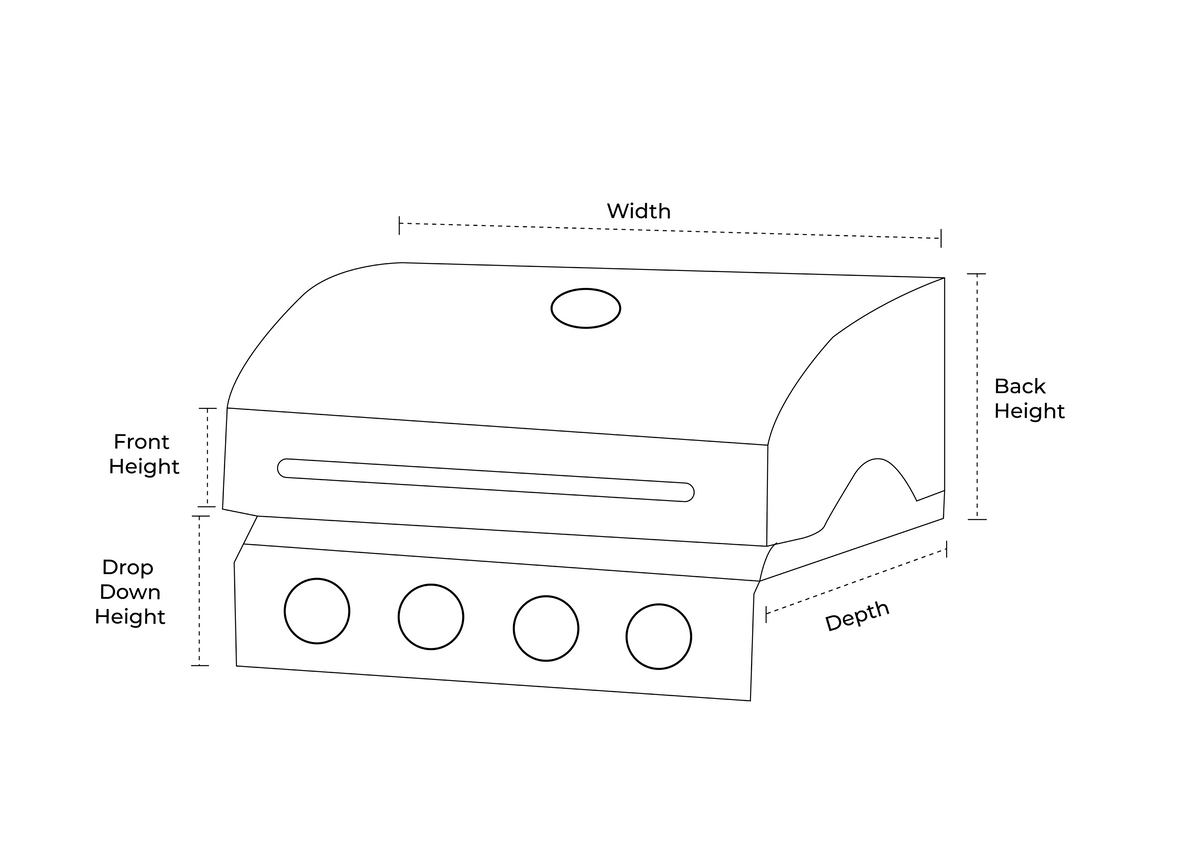 Custom Outdoor Built-in Grill Covers