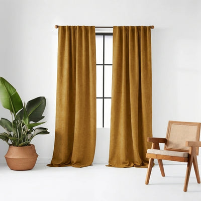 Buttercup Luxury Plush Drape - Primary image