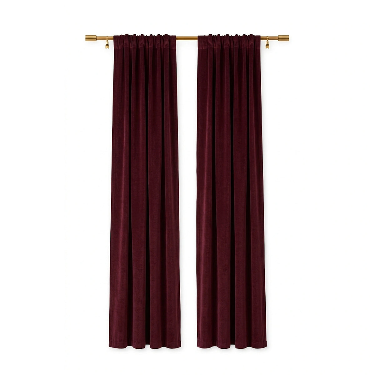 Carmine Luxury Plush Drape - view 2