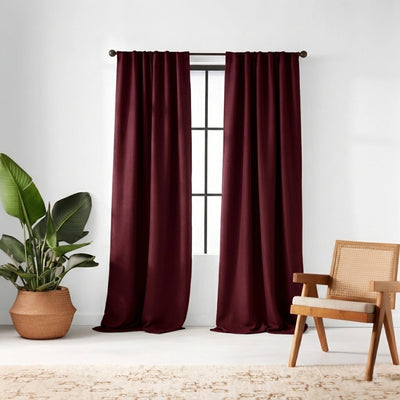 Carmine Luxury Plush Drape - Primary image