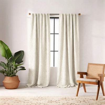 Arrow Ceramic Textured Curtain - Primary image