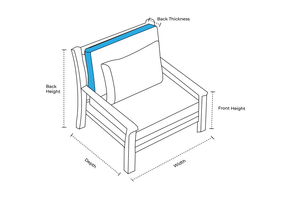 Custom Outdoor Chair Covers with Arms