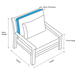 Custom Outdoor Chair Covers with Arms