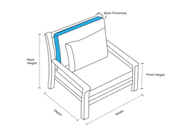 Chair Covers with Arms - Patio Chairs