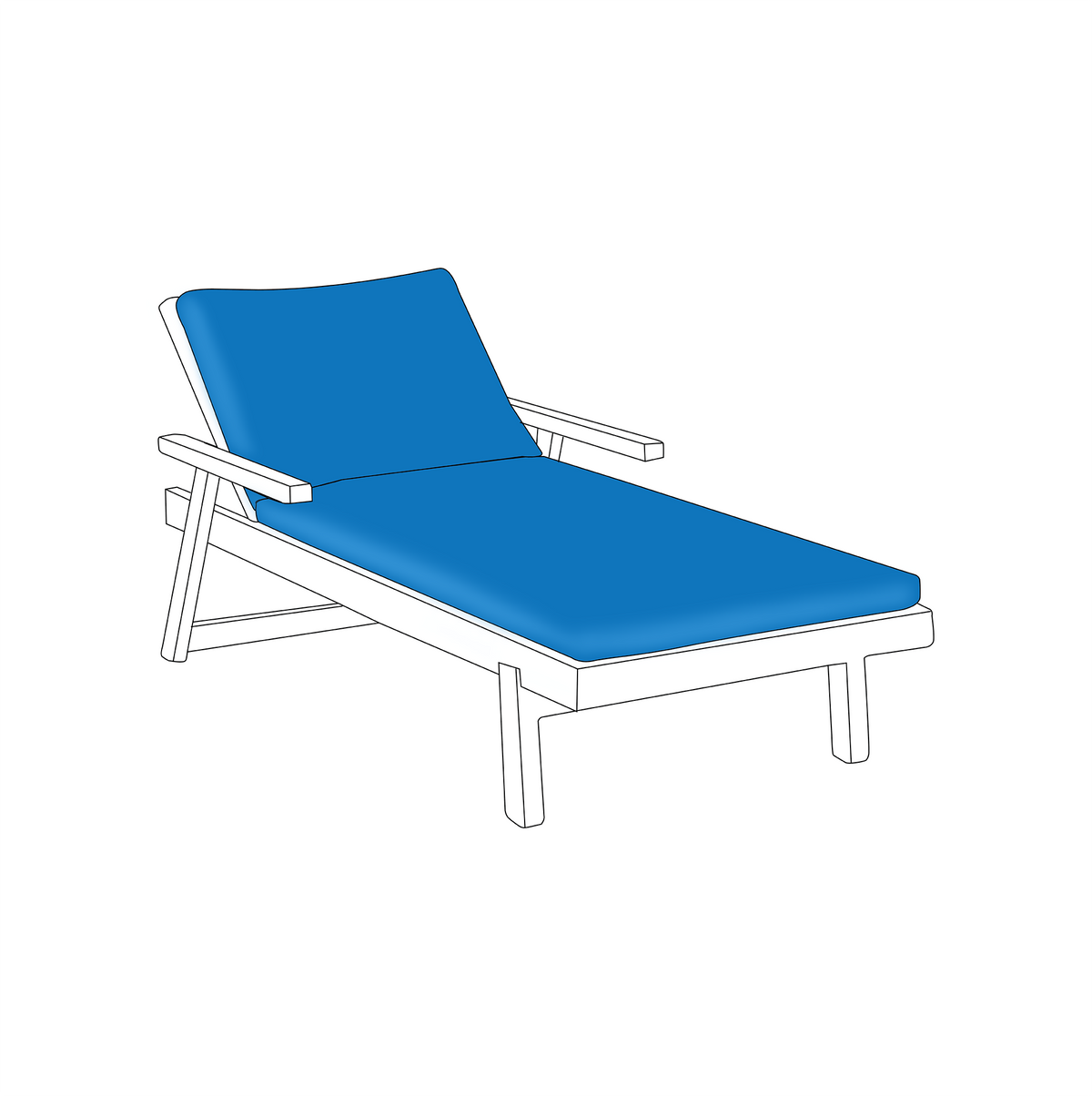 Lounger / Chaise (Seat and Back) Cushions