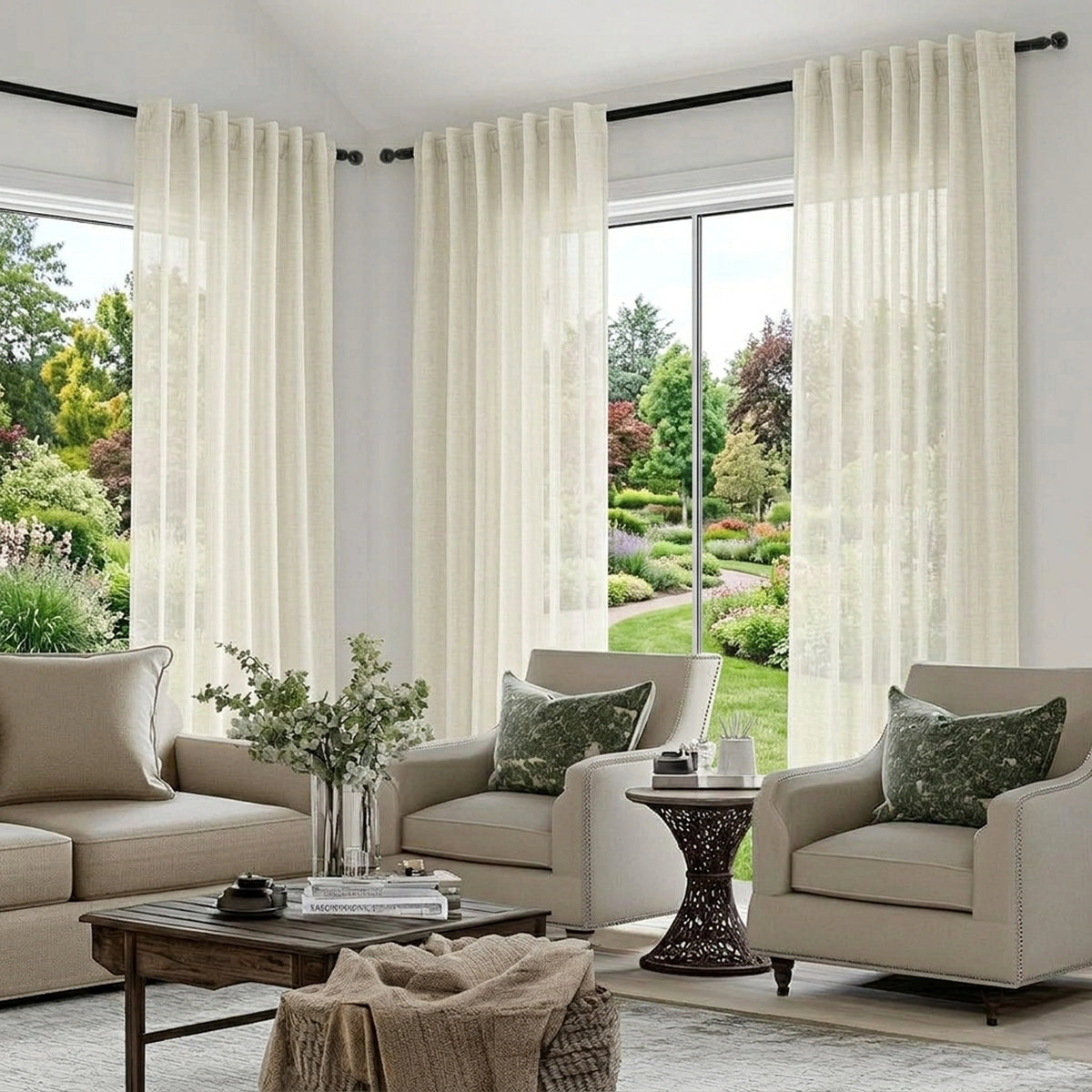Custom Chiffon Absolute Sheer Curtain