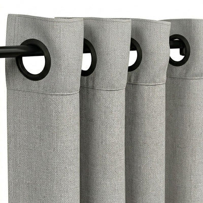 Cloud Beaded Crossweave Curtain - alternate view