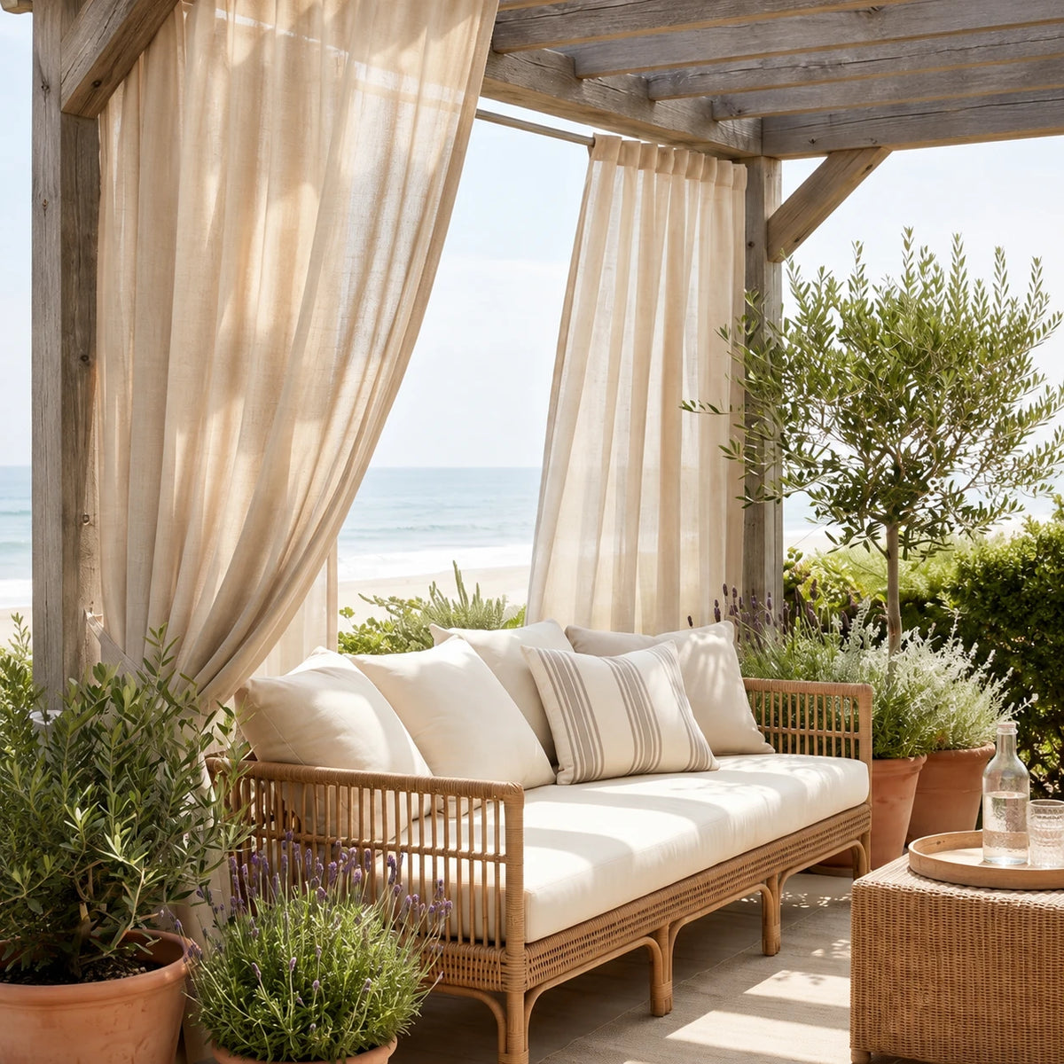 Custom Outdoor Curtains – Sunbrella Patio & Pergola Drapes - view 2