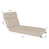 OW Lee Aris Replacement Chaise Cushion