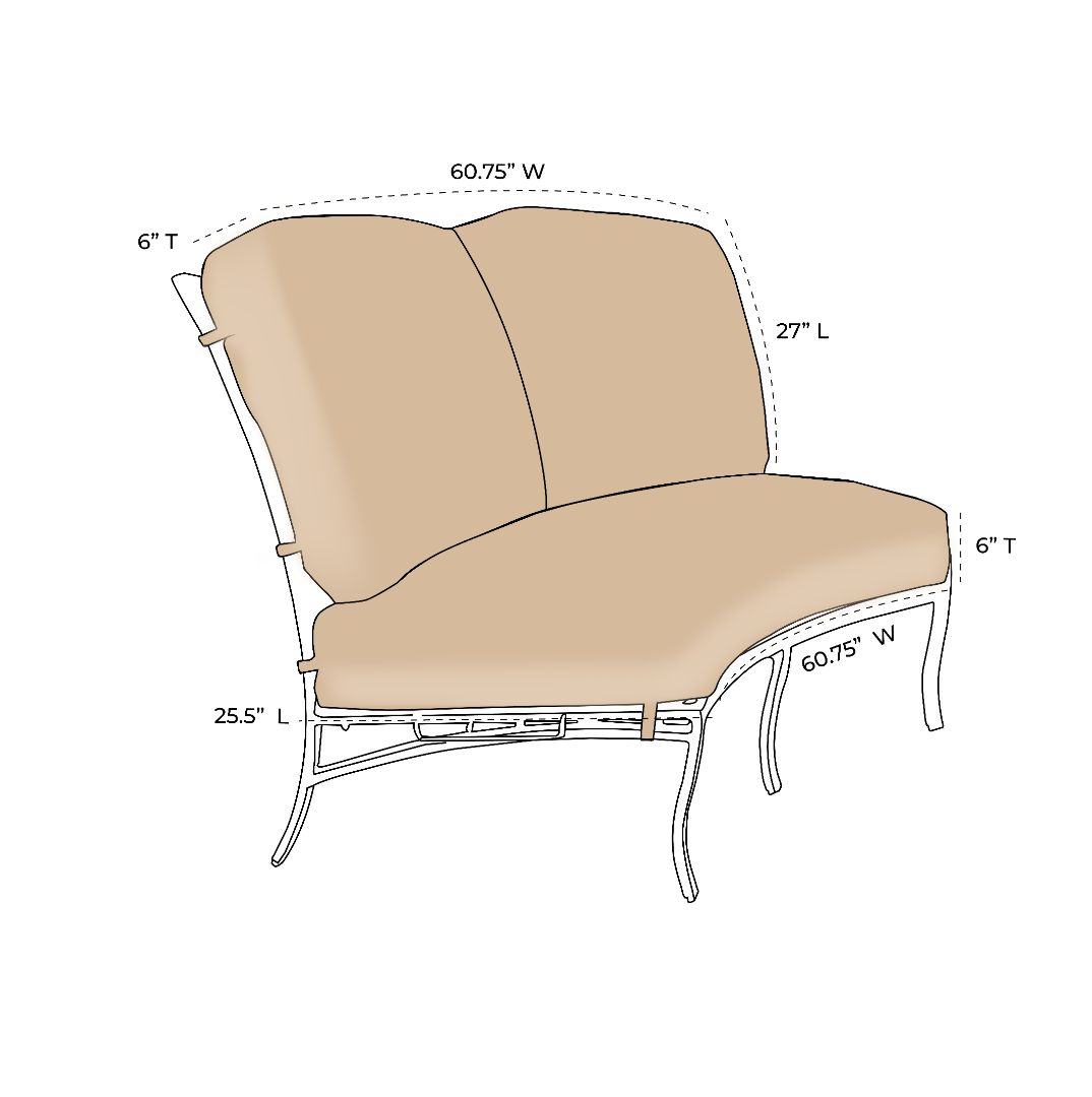 OW Lee Belle Vie Replacement Cushion Left Right &amp; Center Sectional