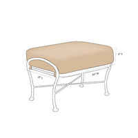 OW Lee Cambria Replacement Ottoman Cushion