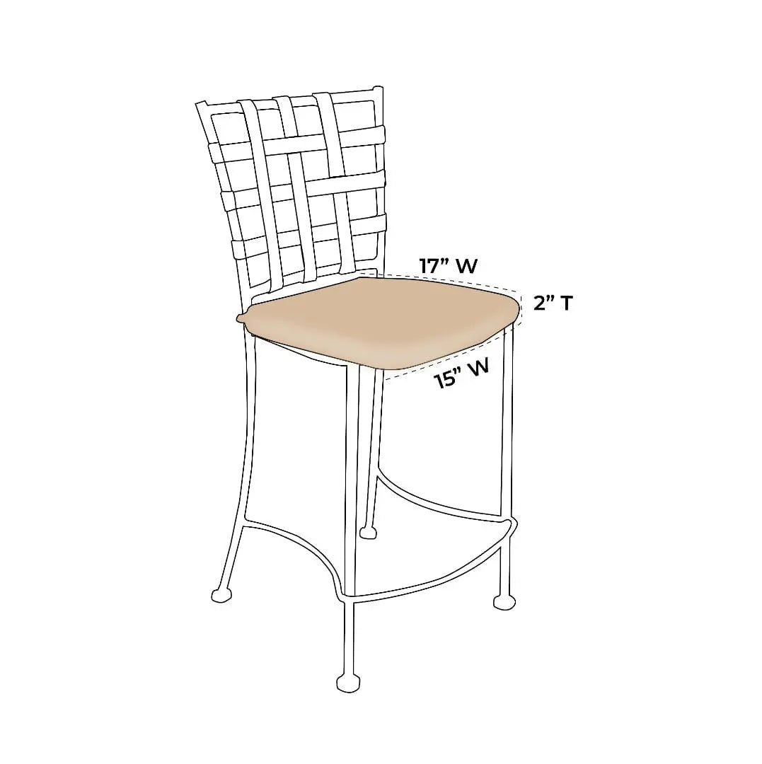 OW Lee Casa Bar Stool Replacement Cushions |  ZIPCushions