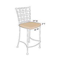 OW Lee Casa Bar Stool Replacement Cushions