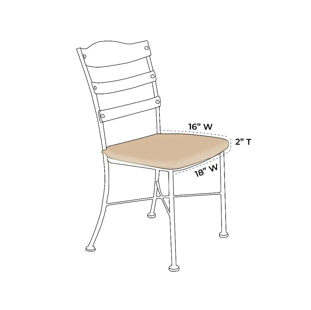 OW Lee Chalet Dining Chair Replacement Cushions |  ZIPCushions