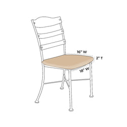 OW Lee Chalet Dining Chair Replacement Cushions