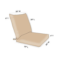 OW Lee Cibolo Lounge | Loveseat & Sofa Set Replacement Cushions