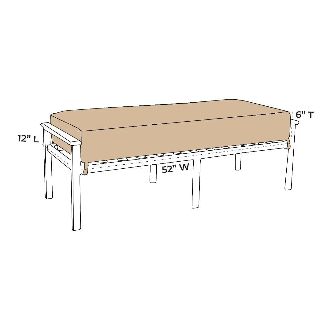 OW Lee Marin Replacement Cushion Double Ottoman |  ZIPCushions