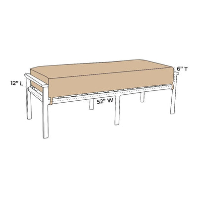 OW Lee Marin Replacement Cushion Double Ottoman