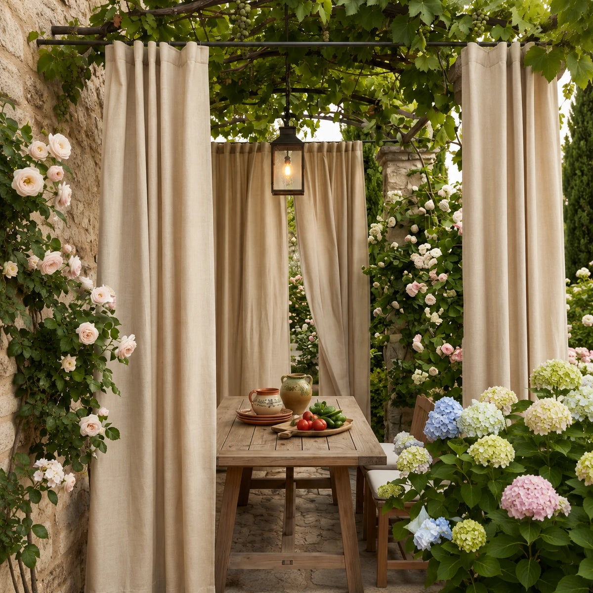 Custom Outdoor Curtains – Sunbrella Patio & Pergola Drapes - view 3