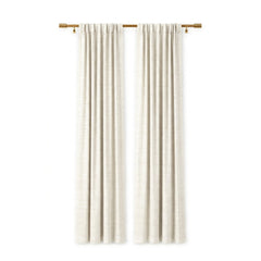 Crystal Sandstone Woven Curtain - alternate view