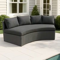 Custom Curved Cushion Cover