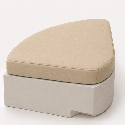 Curved Corner Bench Cushions - Secondary image