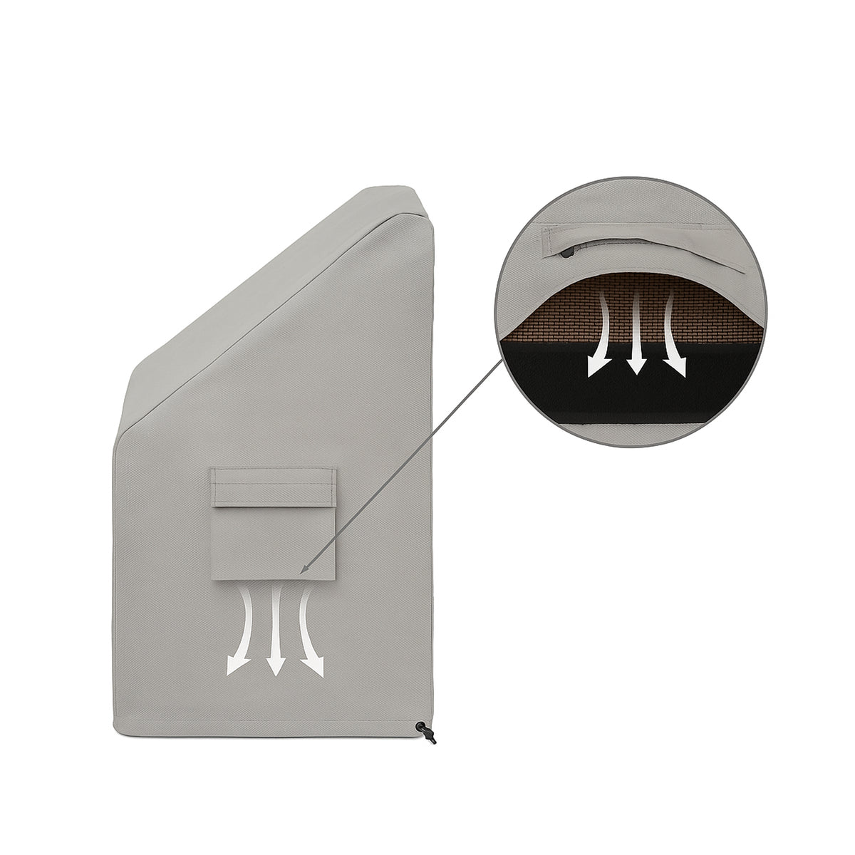 Custom Adirondack High Chair Cover