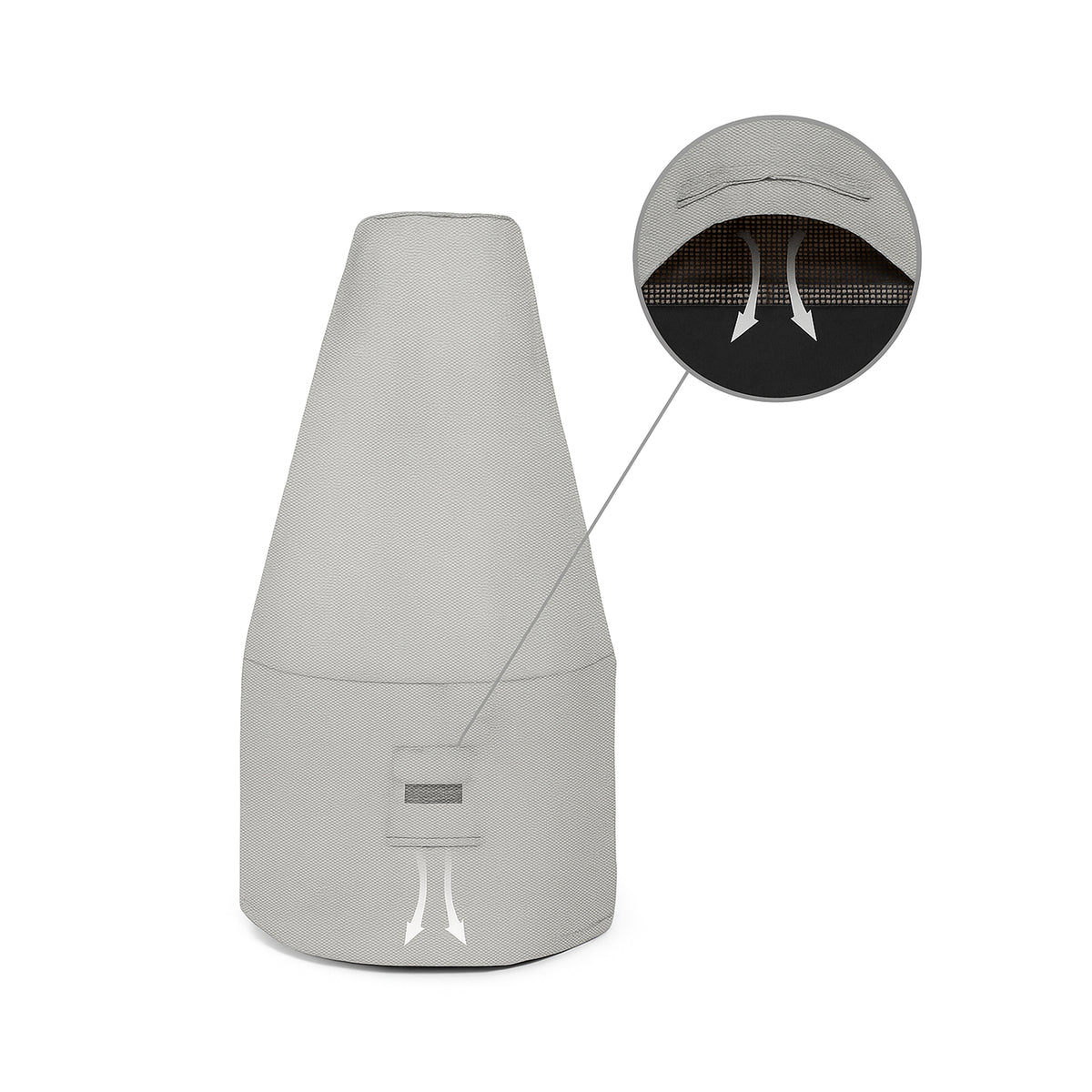 Custom Antique Bronze Chiminea Cover