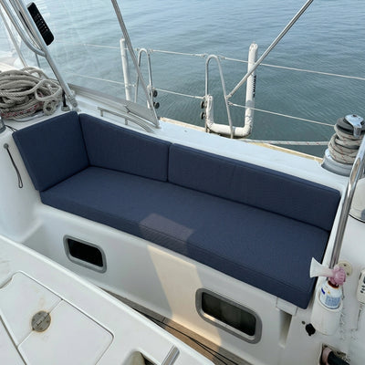 Custom Boat Cockpit Cushions - alternate view