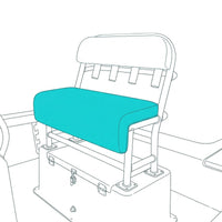 Custom Boat Leaning Post Cushions