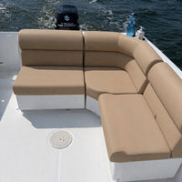 Custom Bow Radius Pontoon Seats