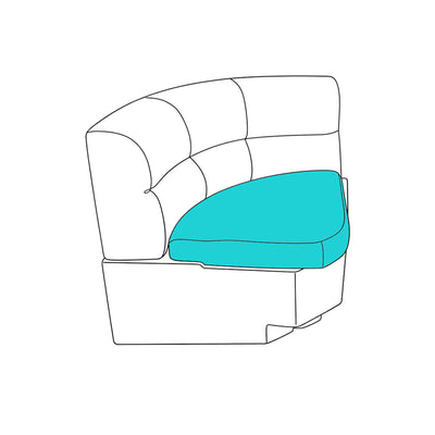 Custom Bow Radius Pontoon Seats