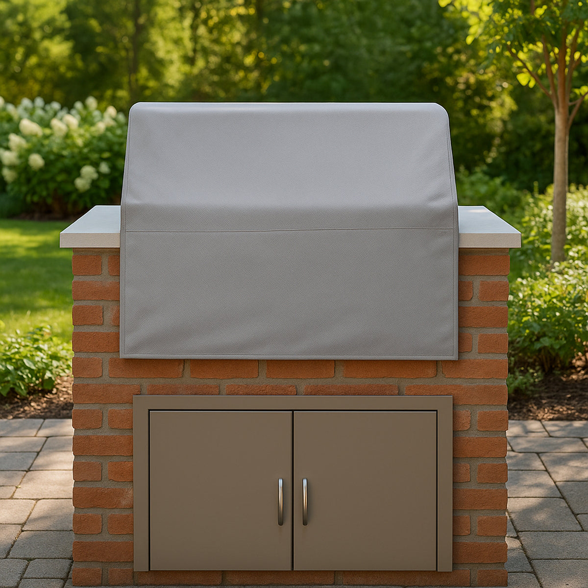 Custom Built-in Grill Cover