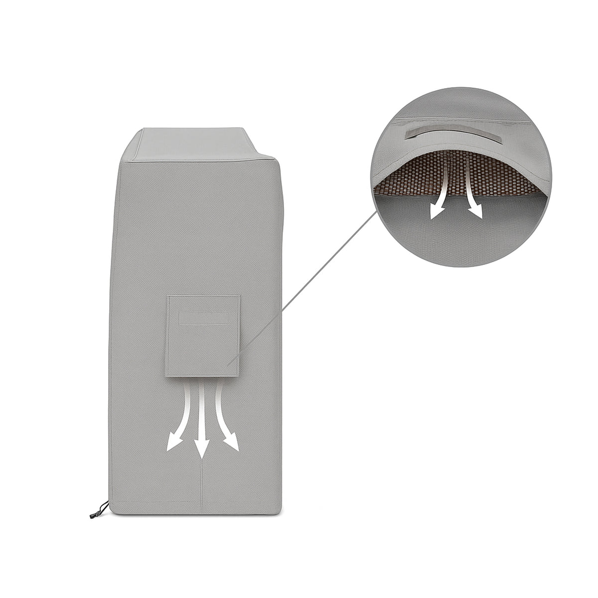 Custom Crescent Firewood Rack Cover