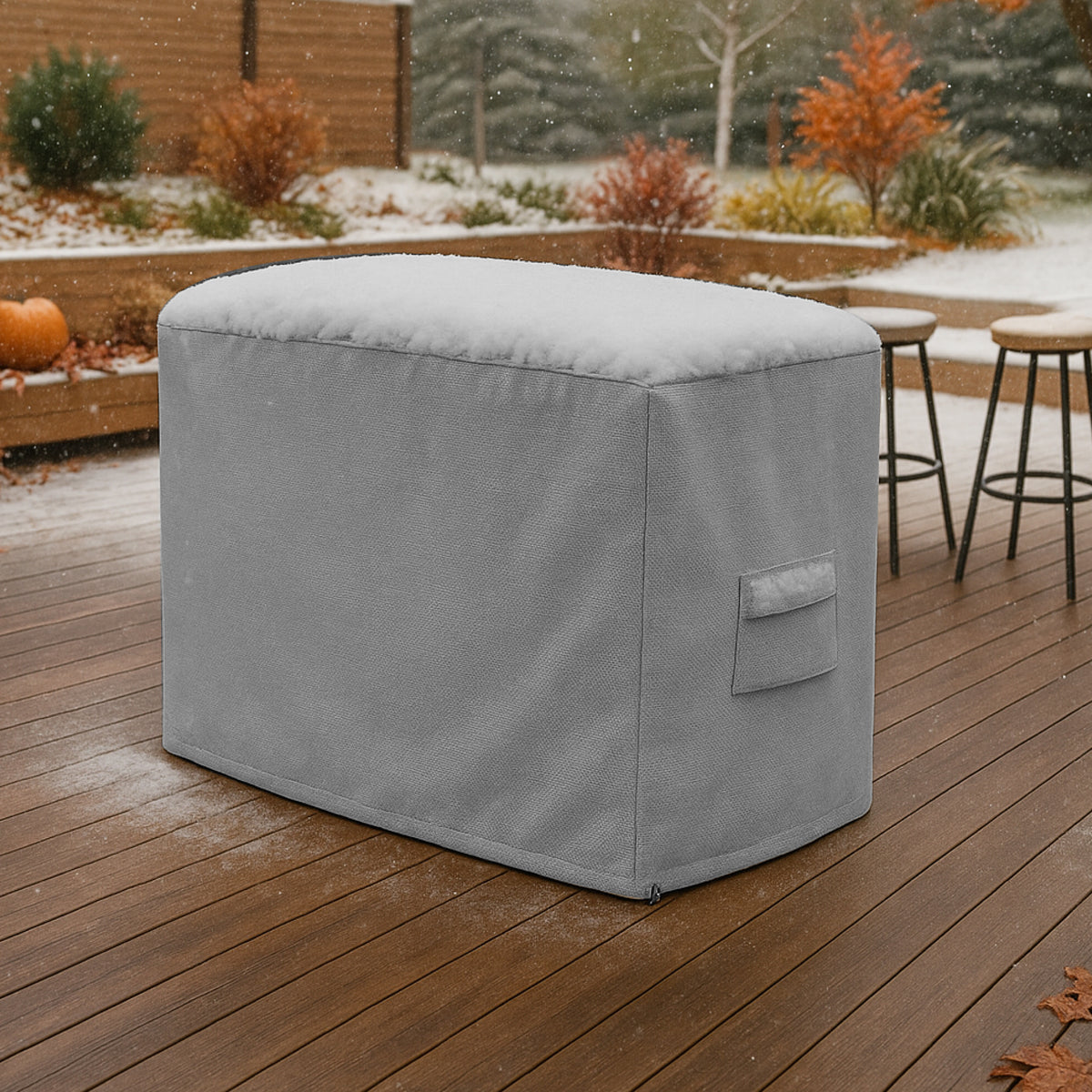 Custom Curved Bar Island Cover