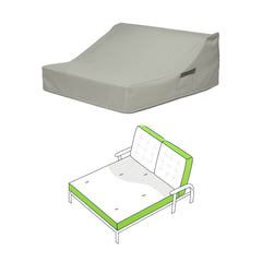 Custom Double Chaise Daybed Cover