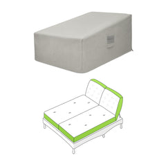 Custom Dual Adjustable Chaise Lounge Cover