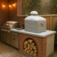 Custom Dual Door Pizza Oven Cover