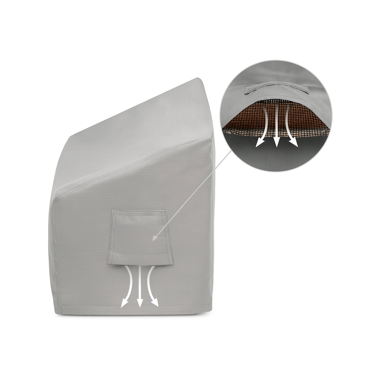 Custom High Back Bench Cover