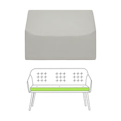 Custom High Back Bench Cover