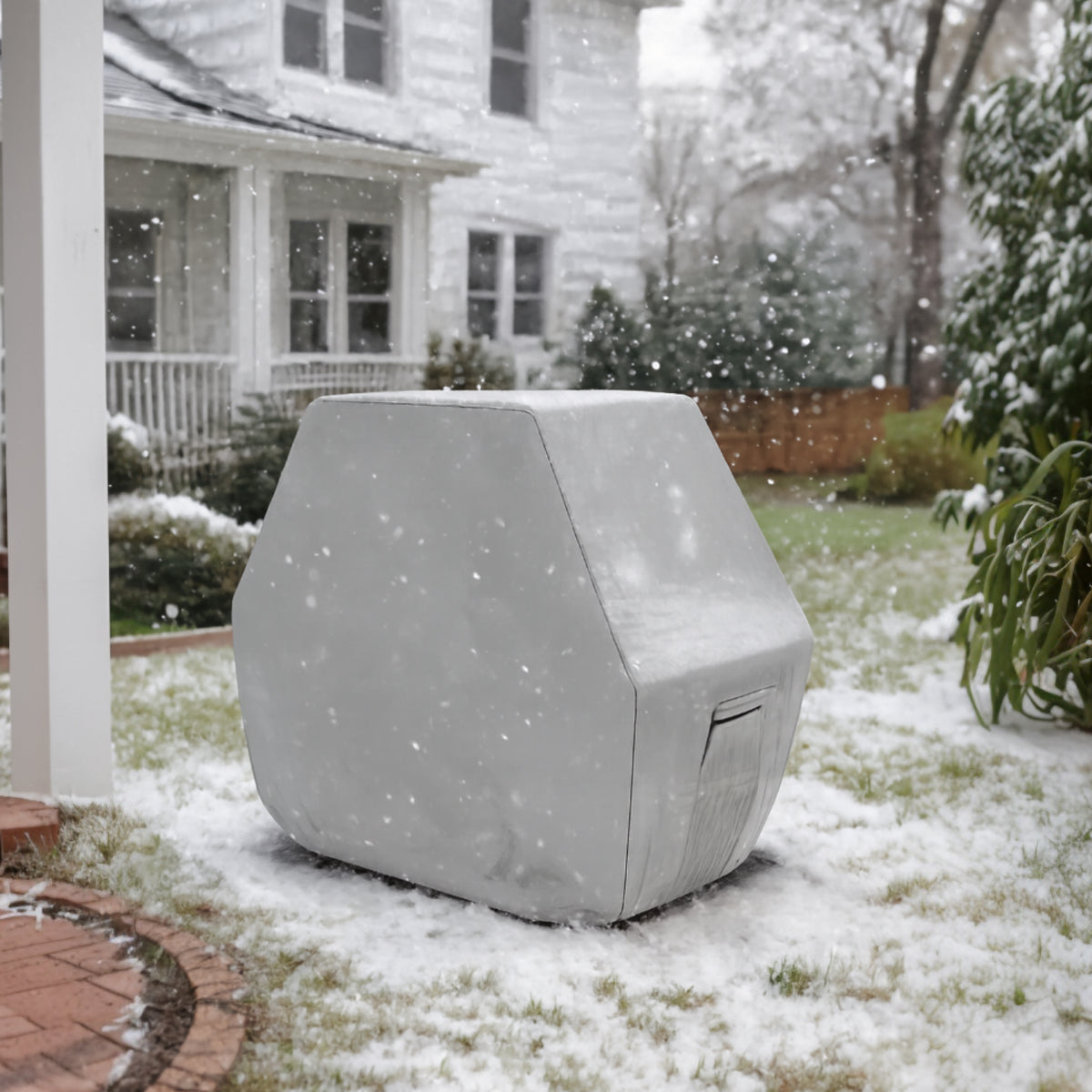 Custom Hexagonal Firewood Rack Cover