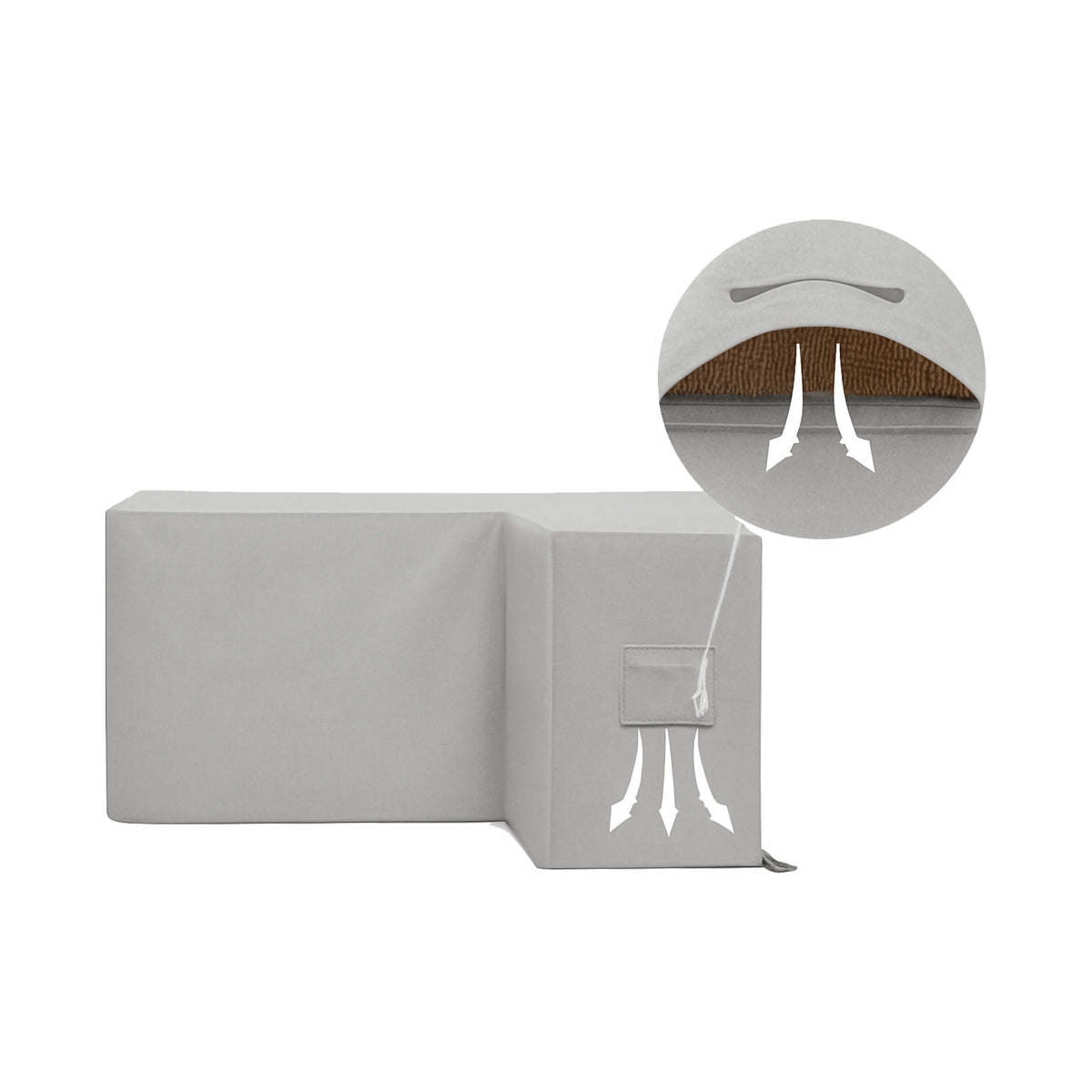 Custom L Shape Bar Island Cover - Style 2