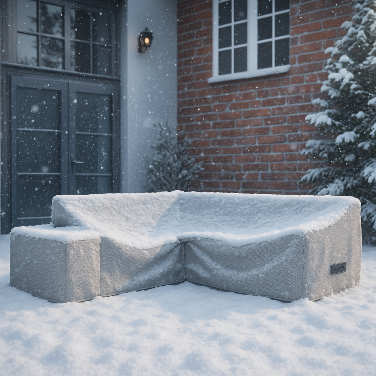 Custom L Shape Couch Covers - Style 4