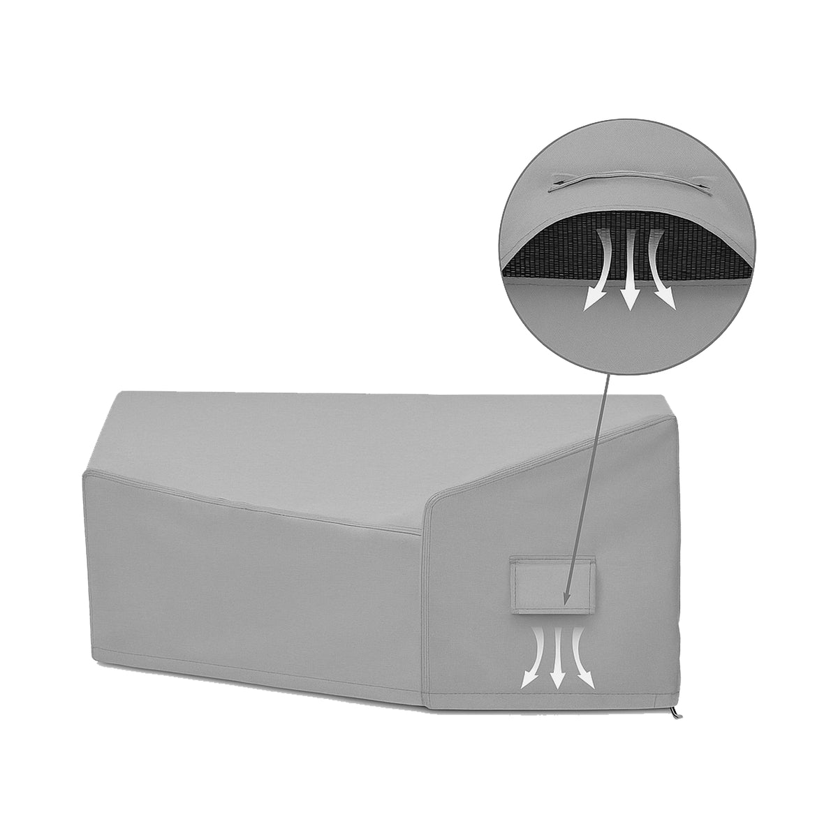 Custom L Shape Couch Covers - Style 3