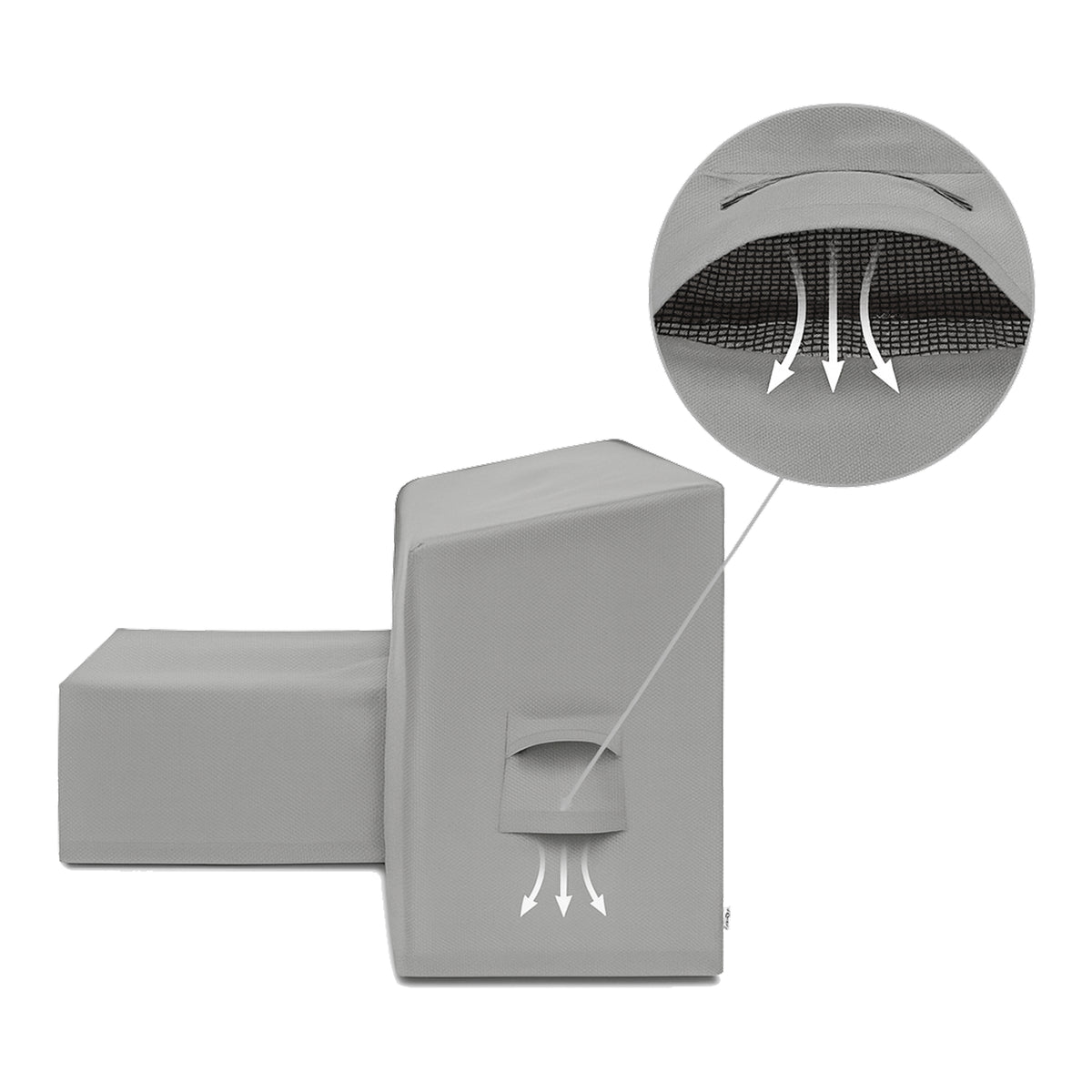 Custom L Shape Couch Covers - Style 6