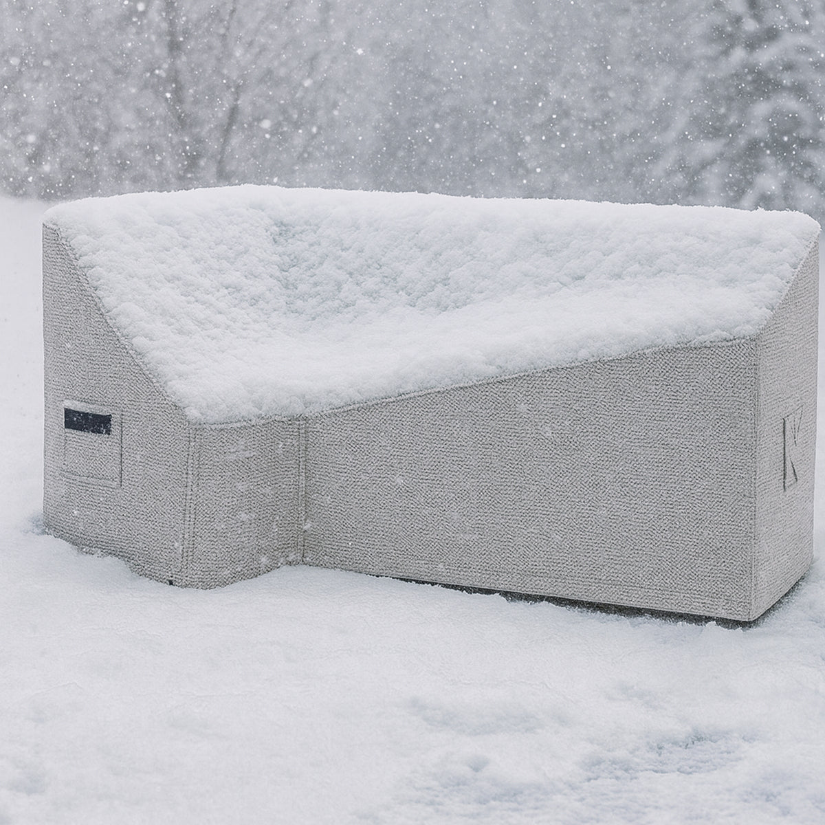 Custom L Shape Couch Covers - Style 7